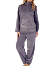 Load image into Gallery viewer, Slenderella Pyjamas - Bed Jacket &amp; Lounge Pants Set (4 Colours)