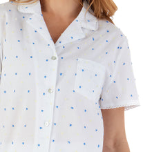 Load image into Gallery viewer, Slenderella Ladies Cotton Dobby Dot Tailored Pyjamas Set (UK 10-26)