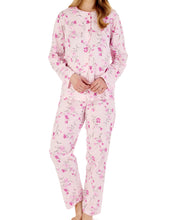 Load image into Gallery viewer, Slenderella Ladies Classic Floral Jersey Pyjamas Set (3 Colours)