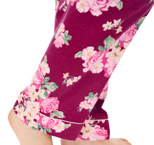 Load image into Gallery viewer, Slenderella Ladies Bold Floral Tailored Flannel Pyjamas (2 Colours)