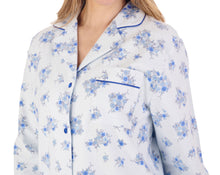 Load image into Gallery viewer, Slenderella Ladies Flannel Cotton Floral Tailored Pyjamas (3 Colours)