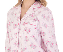 Load image into Gallery viewer, Slenderella Ladies Flannel Cotton Floral Tailored Pyjamas (3 Colours)