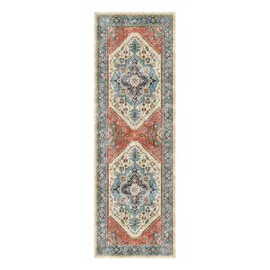 Persian Rug or Runner Machine Washable (9 Designs & 3 Sizes)