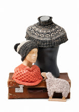 Load image into Gallery viewer, Chunky Knitting Pattern for Ladies Neck Warmer Cowl &amp; Hat (UKHKA 164)