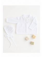 Load image into Gallery viewer, UKHKA 218 Double Knit Knitting Pattern - Baby Jacket &amp; Bonnet