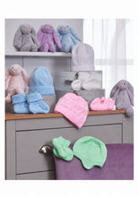Load image into Gallery viewer, UKHKA 232 Double Knit Knitting Pattern - Baby Hats &amp; Bootees