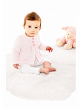 Load image into Gallery viewer, UKHKA 243 4ply Knitting Pattern - Baby Cardigans &amp; Blanket
