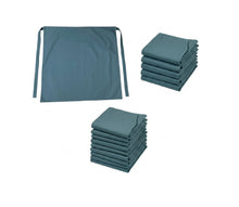 Load image into Gallery viewer, Waist Bistro Apron Pine Green Caterer Waiter Kitchen Pinny (Multipack)