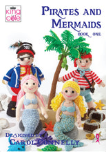 Load image into Gallery viewer, King Cole Pirate Pals Knitting Booklet Pirates &amp; Mermaids By Carol Connelly