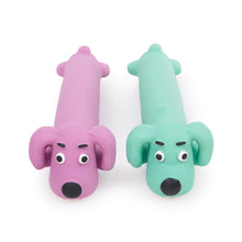 Load image into Gallery viewer, Petface Squeaky Latex Loofahs Dog Toy 28cm (Purple or Green)