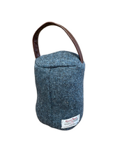 Load image into Gallery viewer, Harris Tweed 100% Pure New Wool Doorstop Cover with Leather Handle
