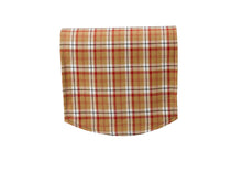 Load image into Gallery viewer, Poly Wool Checked Round Arm Caps or Chair Backs (Various Colours)