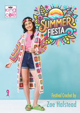 Load image into Gallery viewer, King Cole Women’s ‘Summer Fiesta’ Festival Crochet Pattern Booklet by Zoe Halstead