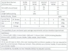 Load image into Gallery viewer, Chunky Knitting Pattern for Ladies Neck Warmer Cowl &amp; Hat (UKHKA 164)