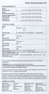 UKHKA 250 Women's Accessories Double Knit Knitting Pattern Snoods, Shawl & Scarf