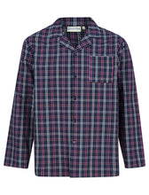 Load image into Gallery viewer, Walker Reid Yarn Dyed Cotton Traditional Check Pyjamas (Navy or Red)