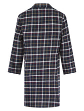 Load image into Gallery viewer, Walker Reid Mens Black Checked Cotton Nightshirt