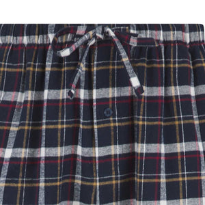 Walker Reid Mens Black Check Pyjama Bottoms (Small – XXXL)