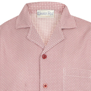 Walker Reid Mens Geo Print 100% Cotton Traditional Pyjamas (Medium - XXXL)
