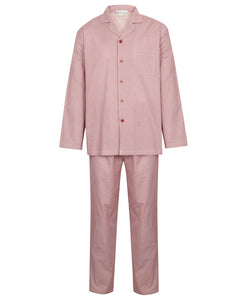 Walker Reid Mens Geo Print 100% Cotton Traditional Pyjamas (Medium - XXXL)
