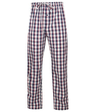 Load image into Gallery viewer, Walker Reid Mens Navy Check Pyjama Bottoms (Medium - XXXL)