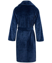 Load image into Gallery viewer, Mens Walker Reid Soft Fleece Harlequin Check Dressing Gown