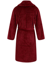 Load image into Gallery viewer, Mens Walker Reid Soft Fleece Harlequin Check Dressing Gown