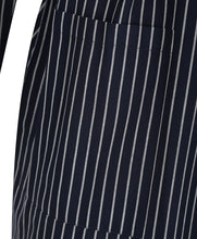 Load image into Gallery viewer, Walker Reid Mens Navy Striped Cotton Dressing Gown (Small - 4XL)