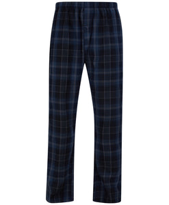 Walker Reid Brushed Cotton Traditional Check Pyjamas (Navy or Red)