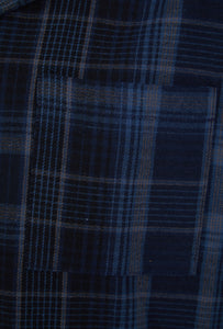 Walker Reid Brushed Cotton Traditional Check Pyjamas (Navy or Red)