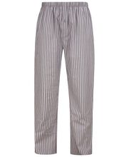 Load image into Gallery viewer, Walker Reid Traditional Striped Cotton Pyjamas (Grey or Navy)
