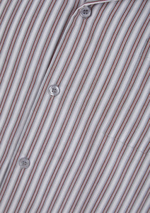 Walker Reid Traditional Striped Cotton Pyjamas (Grey or Navy)