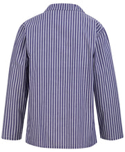 Load image into Gallery viewer, Walker Reid Traditional Striped Cotton Pyjamas (Grey or Navy)