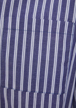 Load image into Gallery viewer, Walker Reid Traditional Striped Cotton Pyjamas (Grey or Navy)