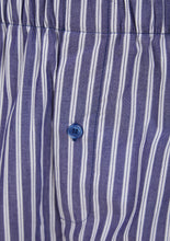 Load image into Gallery viewer, Walker Reid Traditional Striped Cotton Pyjamas (Grey or Navy)