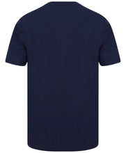 Load image into Gallery viewer, Walker Reid Mens Pyjamas Navy Jersey Top &amp; Red Diamond Print Bottoms