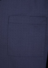 Load image into Gallery viewer, Walker Reid Traditional Navy Geometric Leaf Print Pyjamas