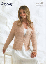Load image into Gallery viewer, Wendy Women’s Double Knitting Pattern - Button Cardigan (7020)