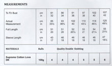 Load image into Gallery viewer, Wendy Women’s Double Knitting Pattern - Button Cardigan (7022)