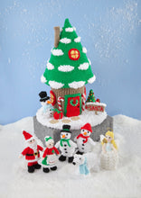 Load image into Gallery viewer, King Cole Christmas knits book 12 Enchanted Village Santa, Mrs Clause &amp; Elf Family