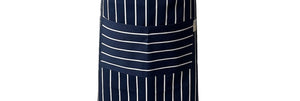Navy Cotton Butchers Adult Bib Apron with Pocket 60cm x 80cm