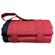 Load image into Gallery viewer, African Shweshwe Fabric Handmade Picnic Blanket (135cm x 185cm)