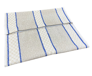 Striped Cotton Roller Towel with Press Studs - 38cm Hanging Length (2 Colours)