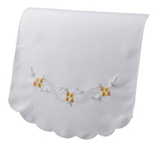 Load image into Gallery viewer, Alabaster Embroidered Flower Chair Back (Wine or Yellow)