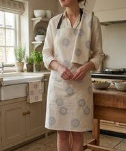 Load image into Gallery viewer, Flower Apron &amp; Tea Towel Matching Set 64cm x 81cm