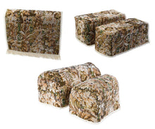 Load image into Gallery viewer, Floral Castles Tapestry Arm Caps &amp; Chair Backs Set