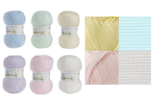 James Brett 100% Acrylic Baby Double Knit Yarn 400g (Various Colours)