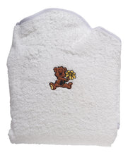 Load image into Gallery viewer, Hands Free Hooded Baby Towel / Apron - White (3 Designs)
