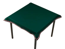 Load image into Gallery viewer, Bridge / Poker Card Baize Table Cloth - 36" Square (4 Suits Ribbon Designs)