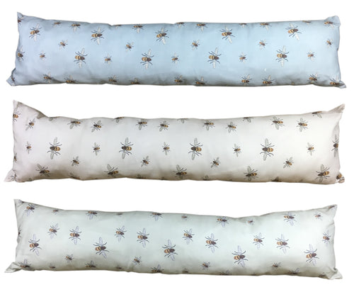 Bees Pattern Cotton Draught Excluder (3 Colours)